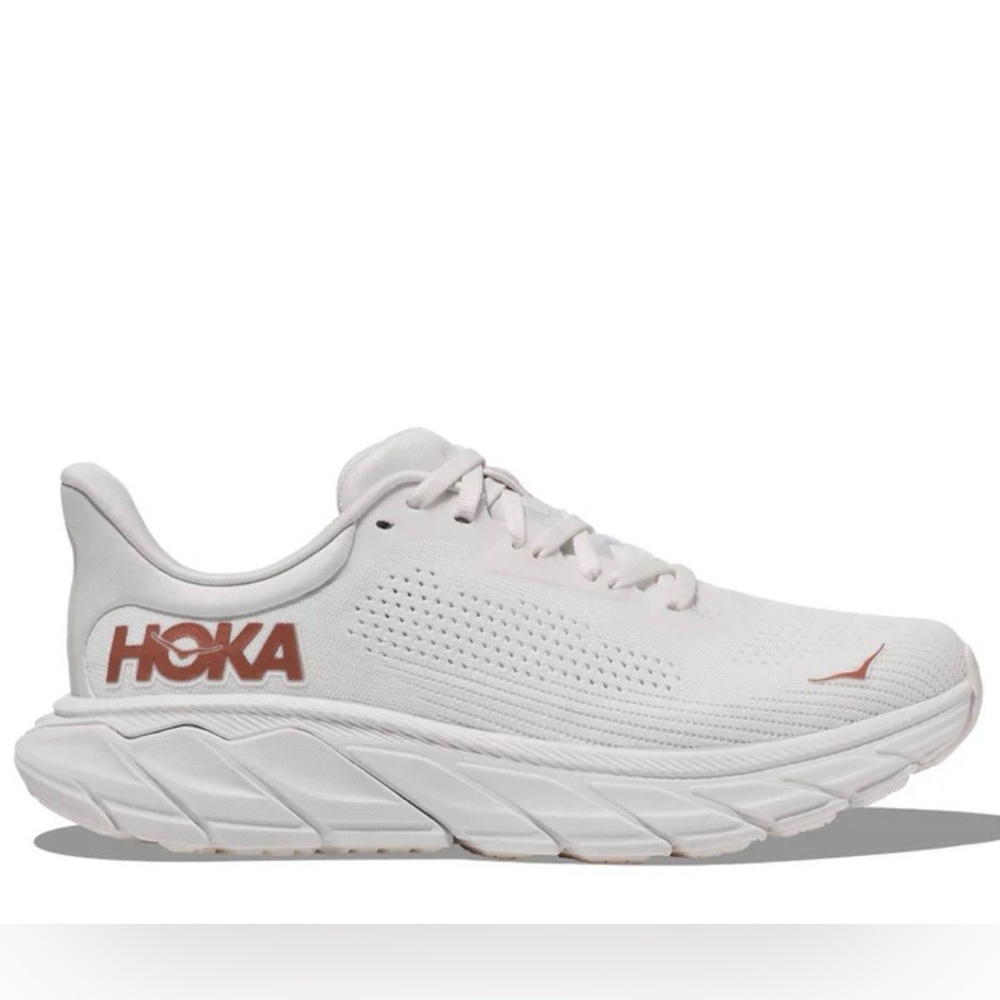 Hoka White Athletic Running Shoes